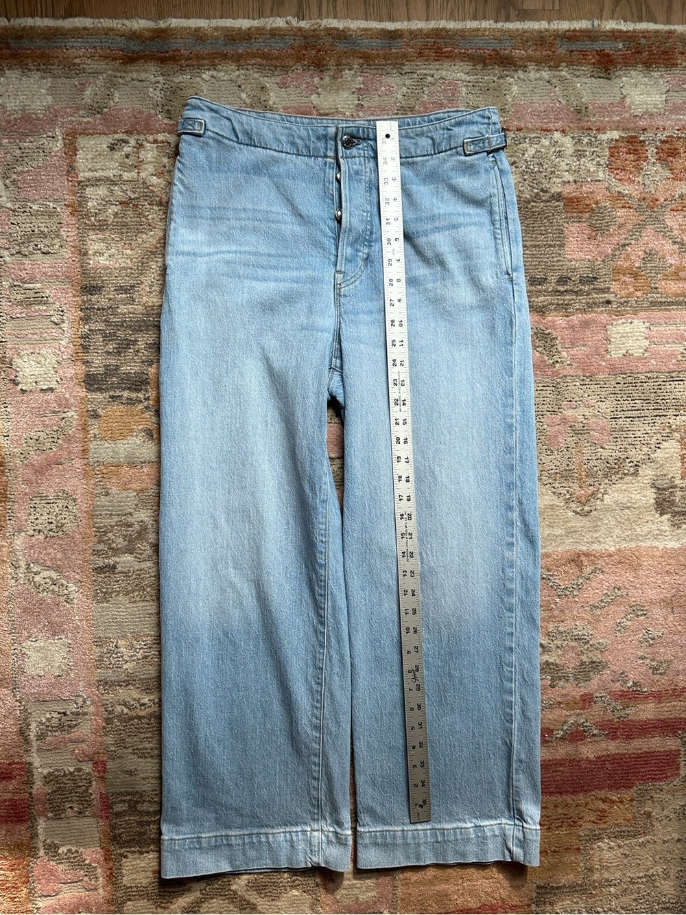 Point Sur High-Rise Light Wash Wide Leg Jeans